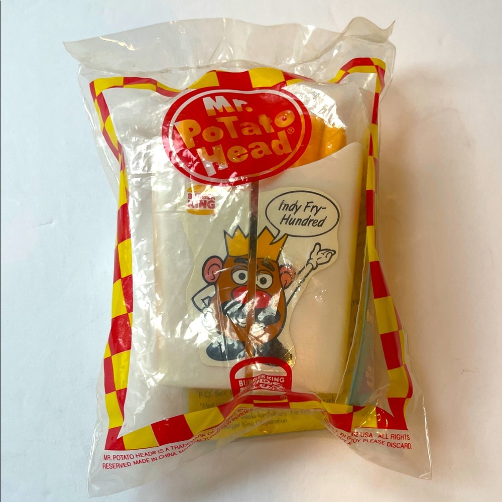 Hasbro Vintage 1998 Mr. Potato Head Burger‎ King Toy Sealed